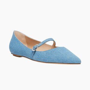 Stuart Weitzman Emilia Vintage Denim Flats
